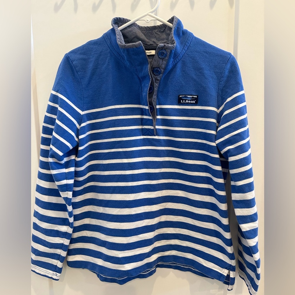 L.L.Bean vintage rugby stripe Henley, size M
